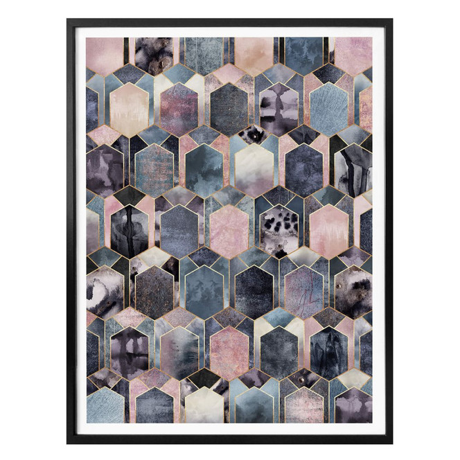 Poster Fredriksson - Art Deco: Traum in Rosé und Gold