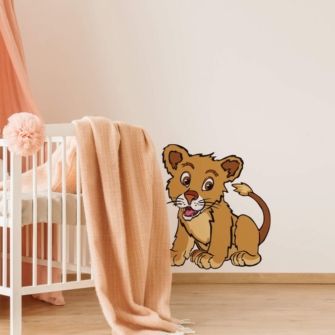 Wandsticker King Lion