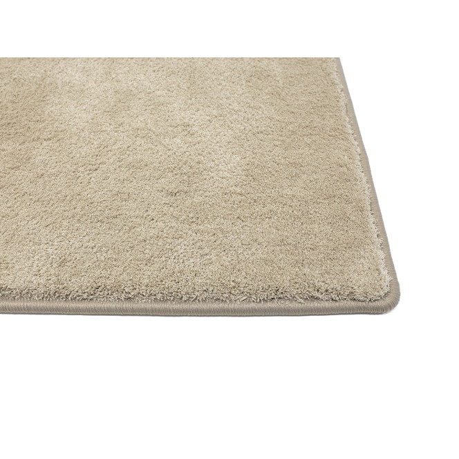 Yuki Velours Kettelteppich Wunschmass in Champagne