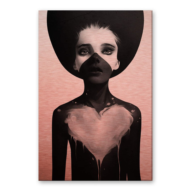 Alu-Dibond Bild mit Kupfereffekt Ireland - Hold on