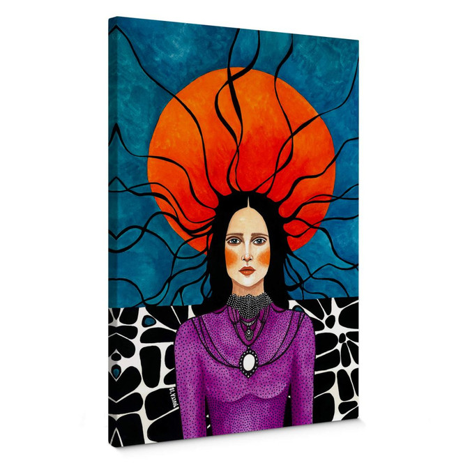 Leinwandbild Hülya - Stilles Geschehen