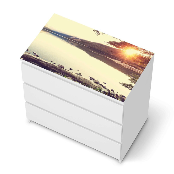 Möbelfolie IKEA Malm Kommode 3 Schubladen oben - Seaside Dreams- Bild 1