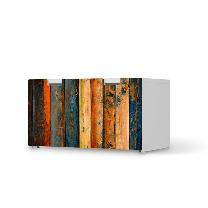 Möbelfolie IKEA Stuva / Malad Banktruhe - Wooden- Bild 1