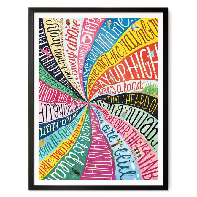 Poster Tohmé - Over the Rainbow