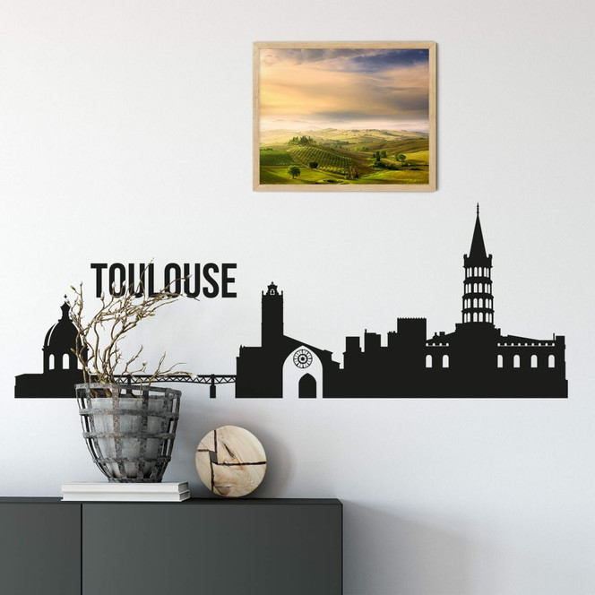 Wandtattoo Skyline Toulouse