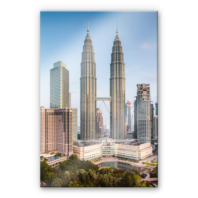 Acrylglasbild Colombo - Petronas Towers in Kuala Lumpur