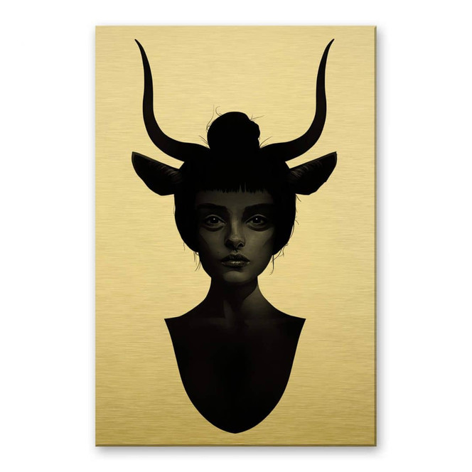 Alu-Dibond mit Goldeffekt Ireland - I Have Seen