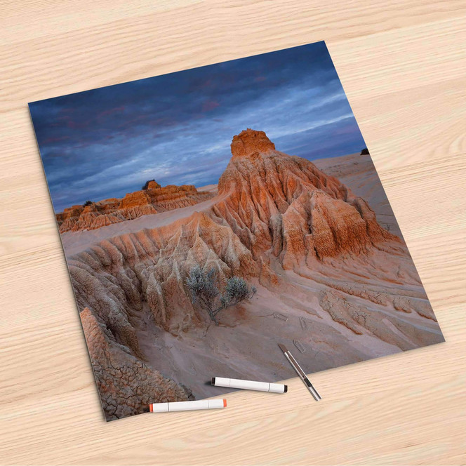 Folienbogen (60x60cm) - Outback Australia- Bild 1