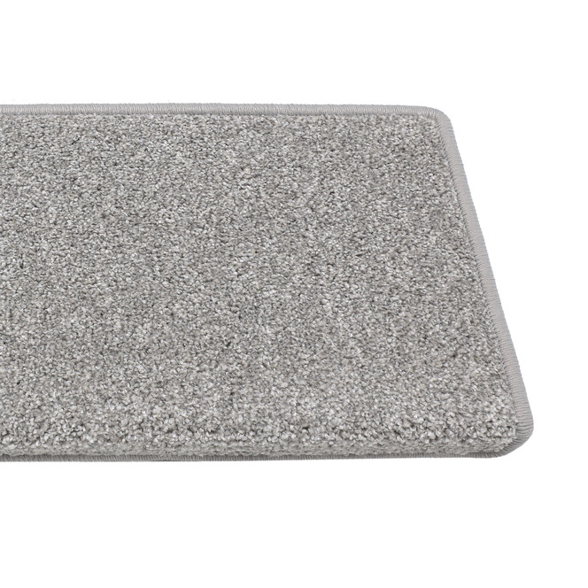 Lima Stufenmatte Rechteckig Wunschmass in Silbergrau