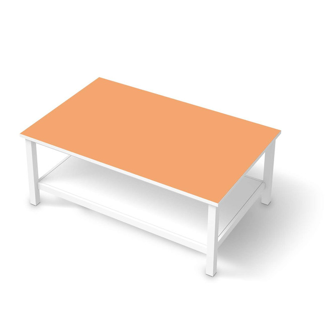 Möbelfolie IKEA Hemnes Tisch 118x75cm - Orange Light- Bild 1