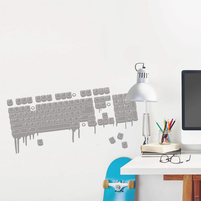 Wandtattoo Hot Keyboard