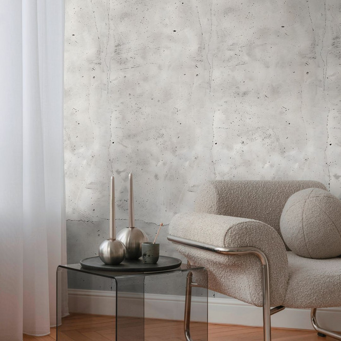 COSMOPOLITAN Fototapete Betonoptik Grau Industrial Used-Look Moderne Vliestapete