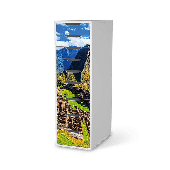 Folie IKEA Alex 9 Schubladen - Machu Picchu- Bild 1