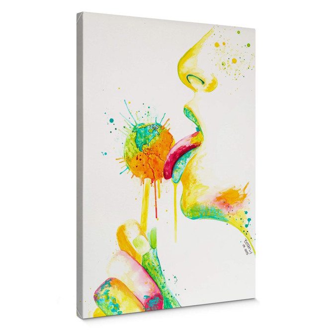 Leinwandbild Buttafly - Lollipop