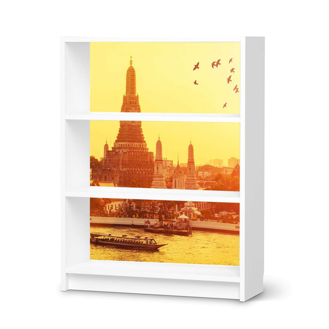 Möbelfolie IKEA Billy Regal 3 Fächer - Bangkok Sunset- Bild 1