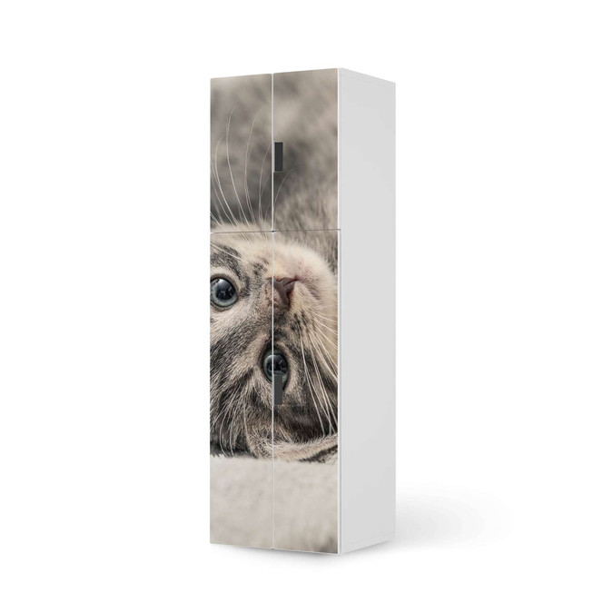 Möbelfolie IKEA Stuva / Malad - 2 grosse Türen und 2 kleine Türen - Kitty the Cat- Bild 1