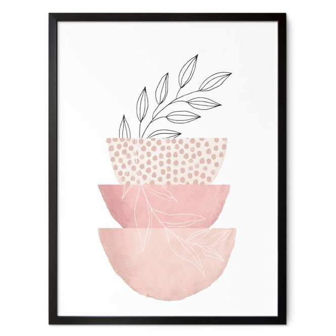 Poster Abstrakte Kunst - Zarte Schönheit der Natur - Moss