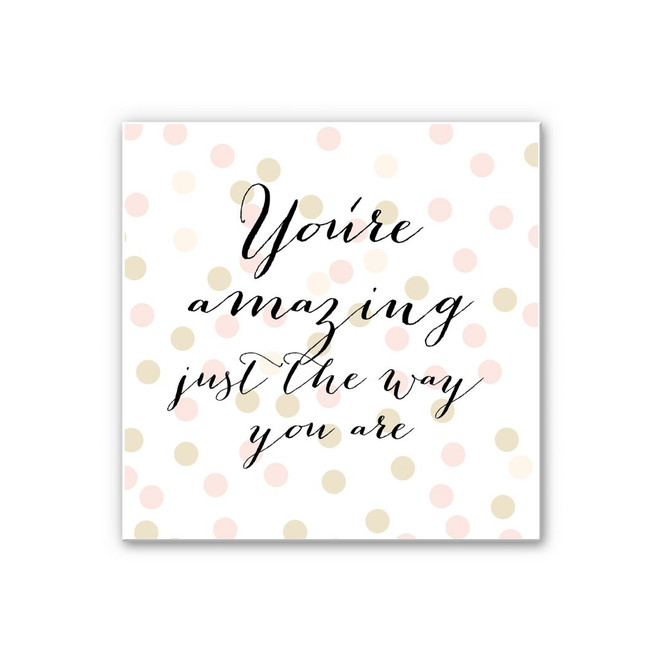 Wandbild Confetti & Cream - You are amazing