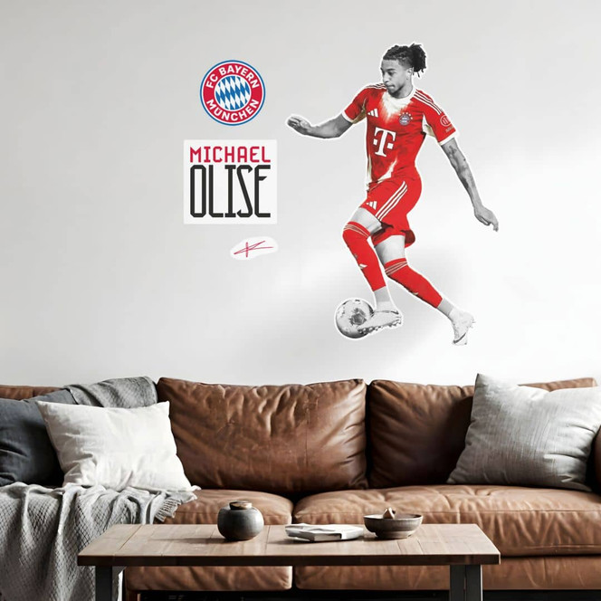 Wandtattoo FC Bayern Spieler Michael Olise 2025/26