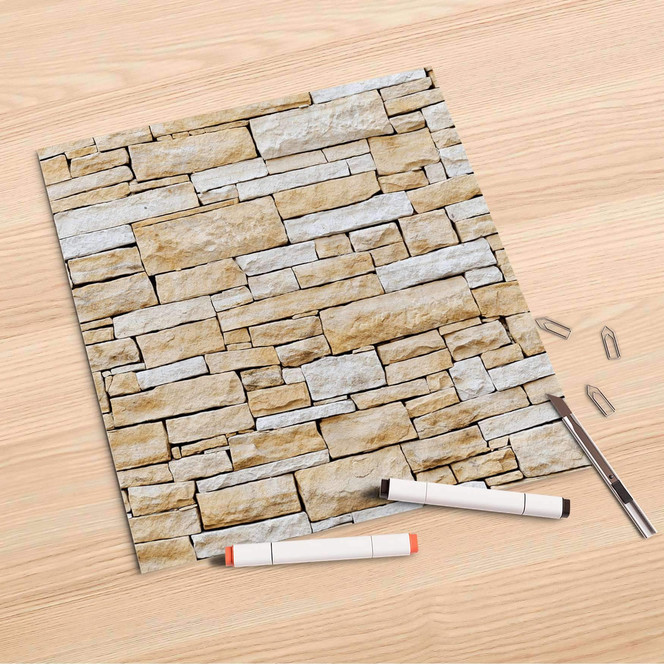 Folienbogen (30x30cm) - Sandstein- Bild 1