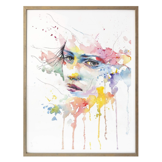 Poster Watercolour Face 02