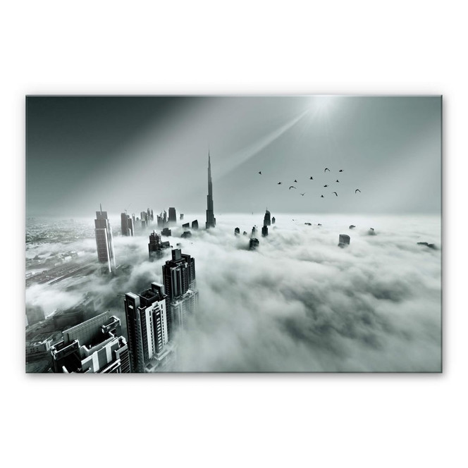 Acrylglasbild Naufal - Wolkenstadt