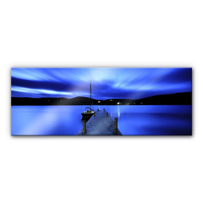 Acrylglasbild Silent Lake - Panorama