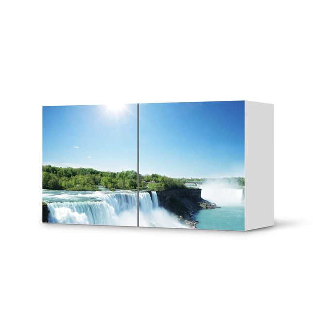 Folie IKEA Besta Regal 2 Türen (quer) - Niagara Falls- Bild 1