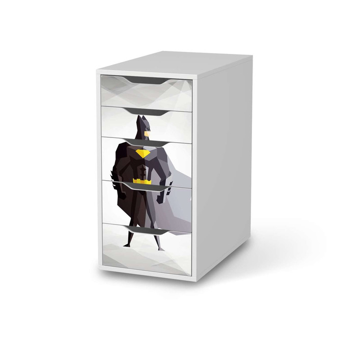 Klebefolie IKEA Alex 5 Schubladen - Mr. Black- Bild 1