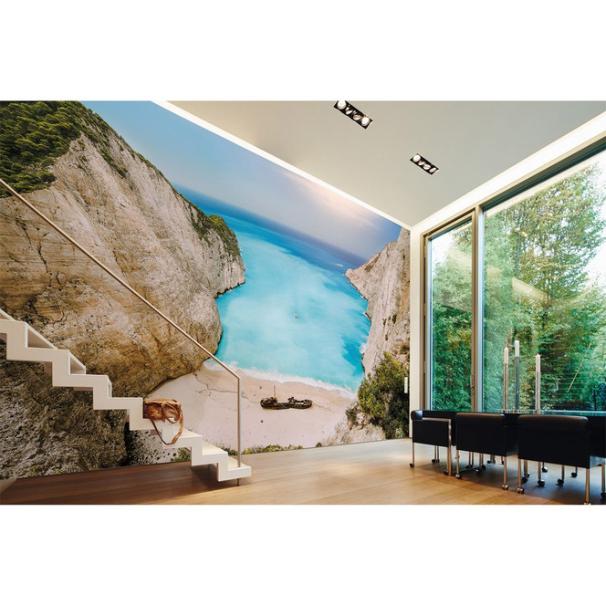 Livingwalls Fototapete Designwalls Greek Bay Strand - Bild 1