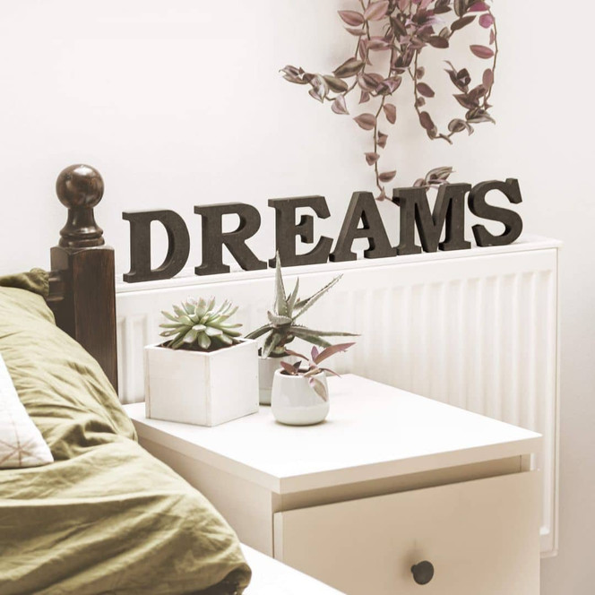 MDF-Holzbuchstaben Dreams 1