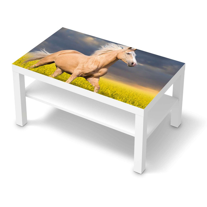 Möbelfolie IKEA Lack Tisch 90x55cm - Wildpferd- Bild 1