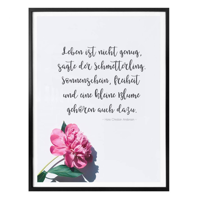 Poster Leben ist nicht genug