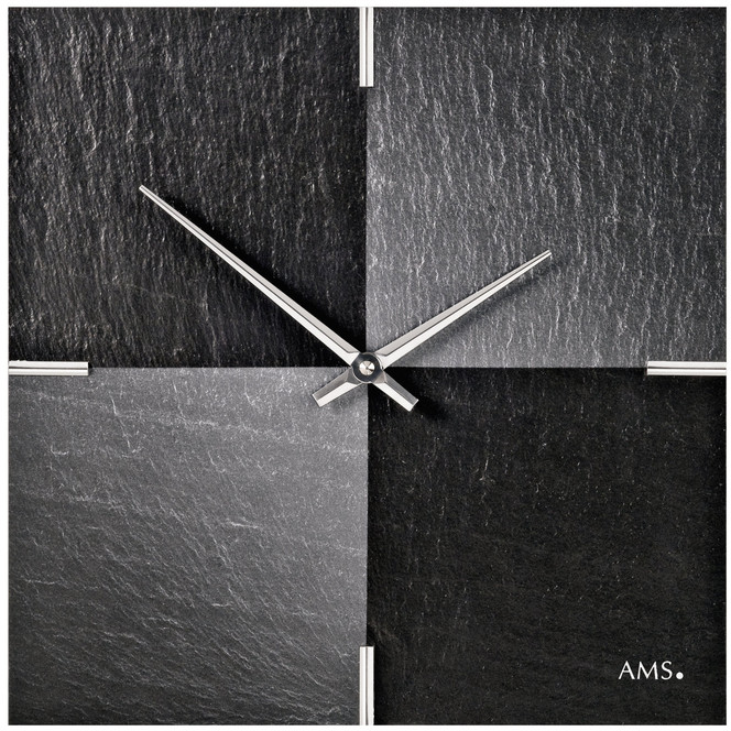 Wanduhr Naturschiefer