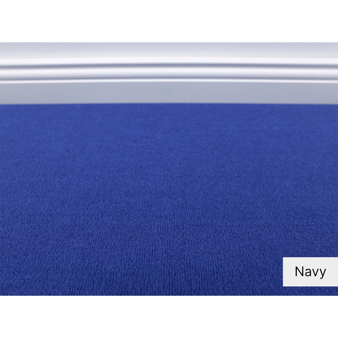 Bijou Uni Vorwerk Teppichboden Meterware Wunschmass in Navy