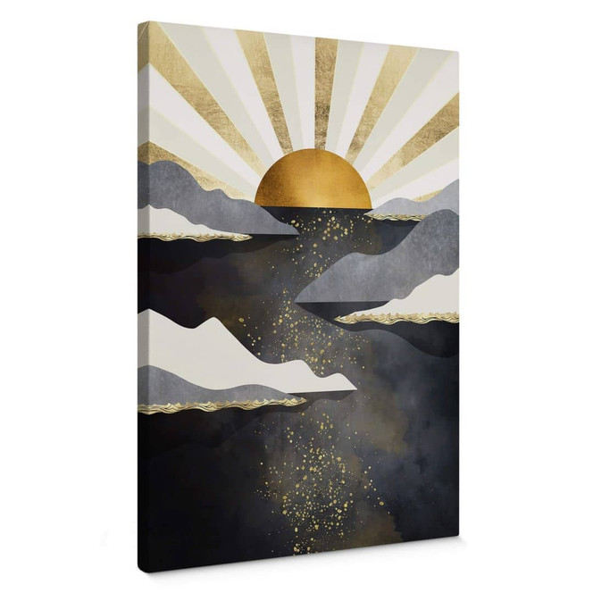 Leinwandbild SpaceFrog Designs - Goldene Dämmerung