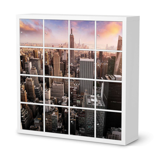 Möbelfolie IKEA Kallax Regal 16 Türen - Big Apple- Bild 1