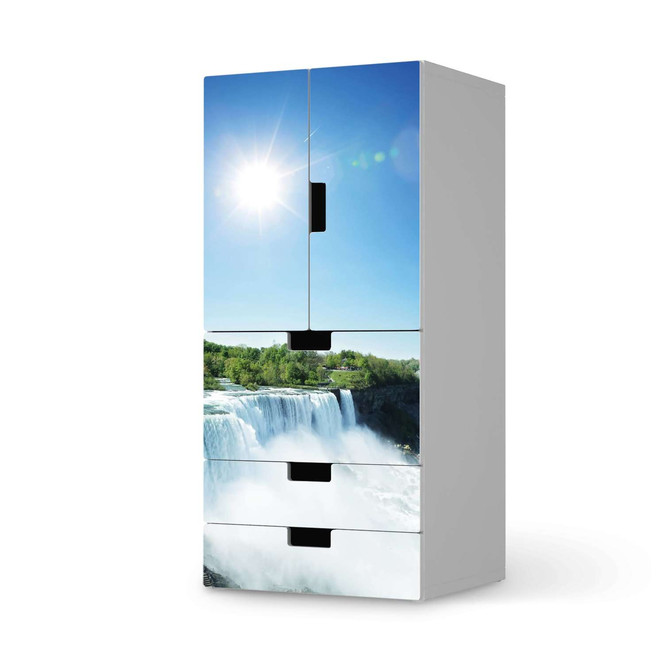 Möbelfolie IKEA Stuva / Malad - 3 Schubladen und 2 kleine Türen - Niagara Falls- Bild 1