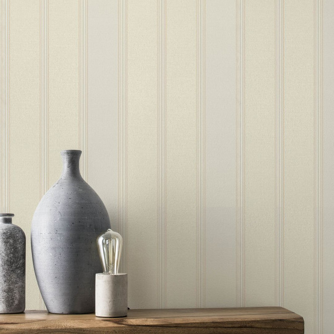 Rasch Vliestapete Saphira hellbeige, mattgold