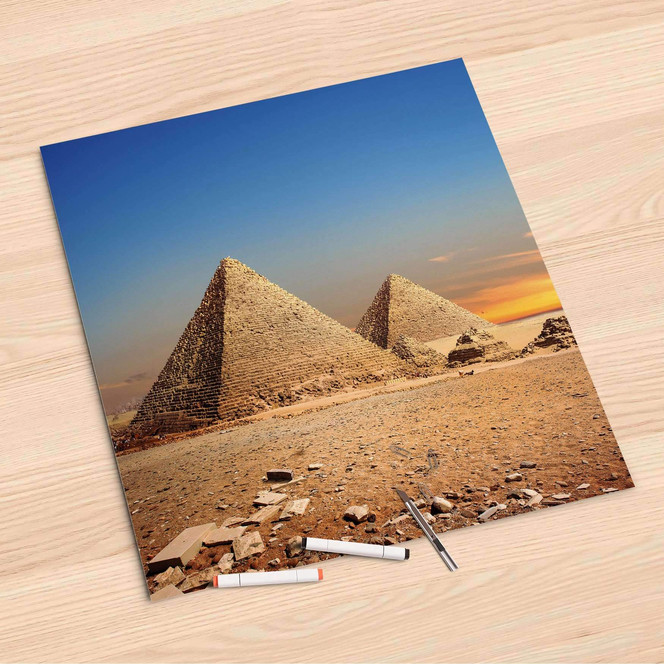 Folienbogen (60x60cm) - Pyramids- Bild 1