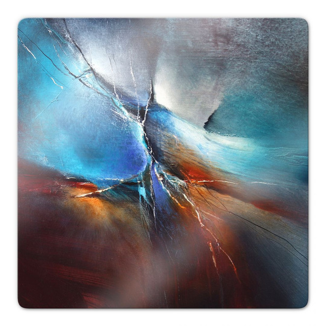 Glasbild Schmucker - Frühling im Eistobel