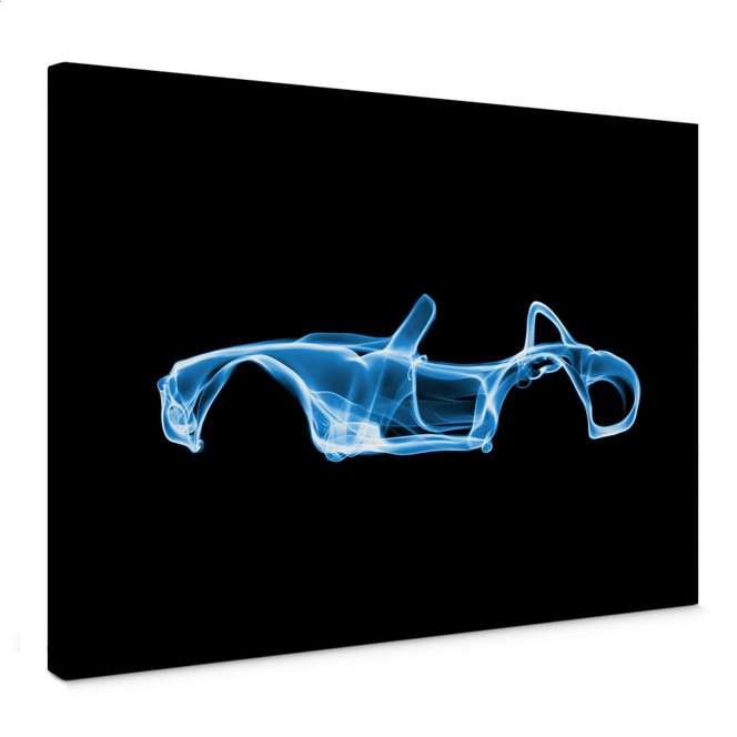 Leinwandbild Mielu - Blue car