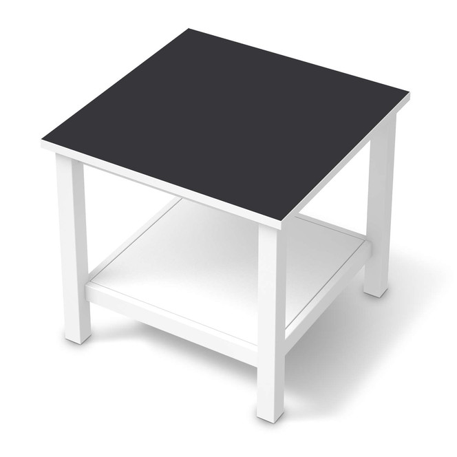 Möbel Klebefolie IKEA Hemnes Tisch 55x55cm - Grau Dark- Bild 1