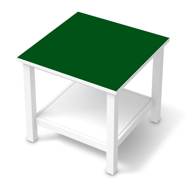 Möbel Klebefolie IKEA Hemnes Tisch 55x55cm - Grün Dark- Bild 1