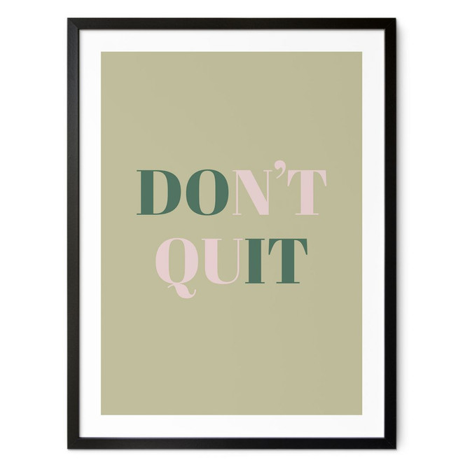 Poster Don't Quit Do it