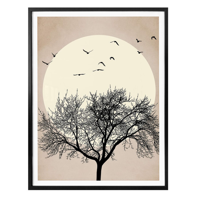 Poster Kubistika - Wintertraum