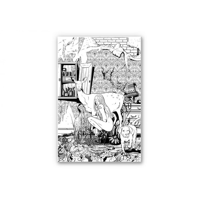 Wandbild Drawstore - In the Livingroom