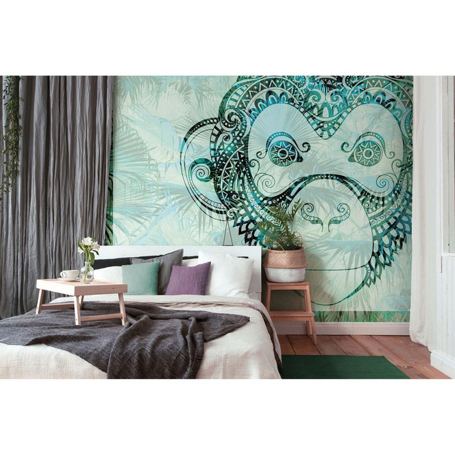 Architects Paper Fototapete Atelier 47 Monkey Pattern Tiere - Bild 1