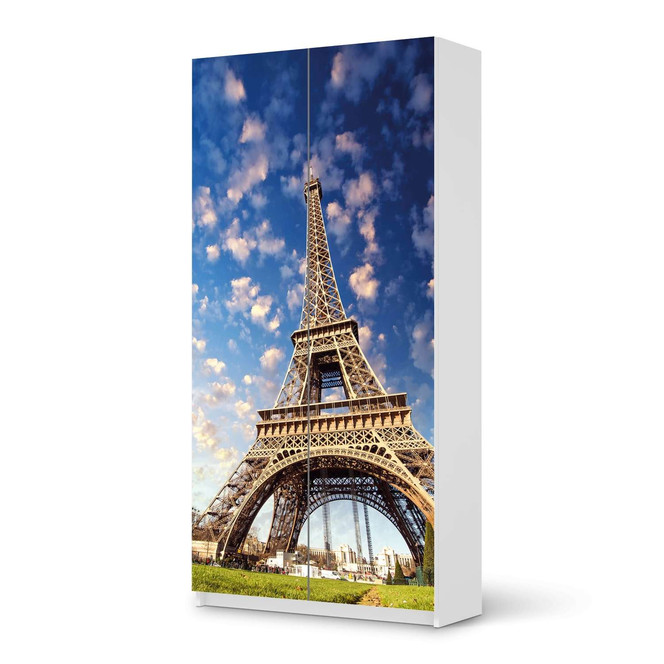 Klebefolie IKEA Pax Schrank 201cm Höhe - 2 Türen - La Tour Eiffel- Bild 1