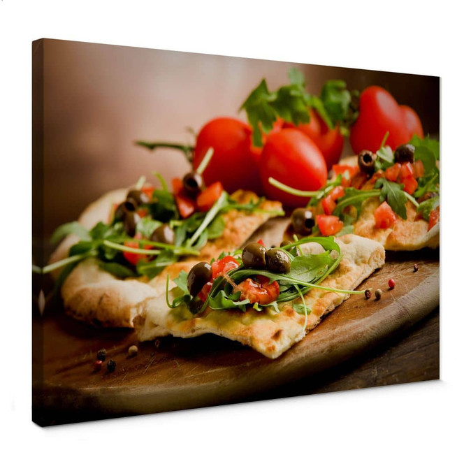 Leinwandbild Pizza all'Italiana
